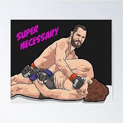 Jorge Masvidal Super Necessary MMA Poster