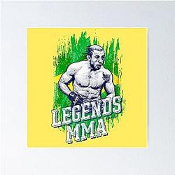 Jose Aldo - Legends MMA UFC Fighting Brazil Poster