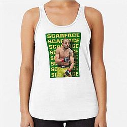Jose Aldo UFC Brazil Color Design Racerback Tank Top