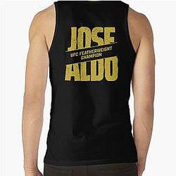 Jose Aldo UFC Featherweight Champion Typography Tank Top