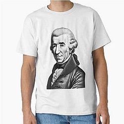 Portrait of Franz Joseph Haydn Classic T-Shirt, removed: - "weird characters" (none found)
                     - "duplicate words in sequence": Portrait of Franz Joseph Haydn Classic T-Shirt