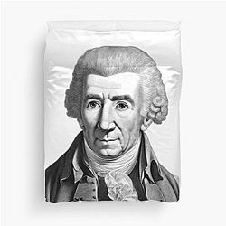 Portrait of Joseph Haydn Duvet Cover