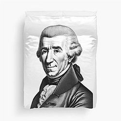 Portrait of Franz Joseph Haydn Duvet Cover