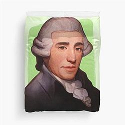 Austrian Composer Joseph Haydn Duvet Cover