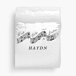 Joseph Haydn - Best Classical Music Composer Duvet Cover