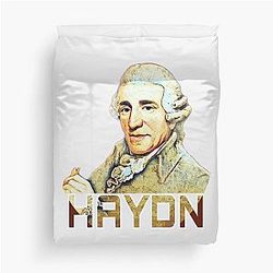 Haydn, Austrian Composer Duvet Cover