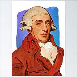 Austrian Composer Joseph Haydn Poster