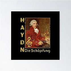 Franz Joseph Haydn, music Icon, classical Composer Poster