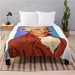 Austrian Composer Joseph Haydn Throw Blanket