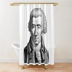 Portrait of Joseph Haydn Shower Curtain