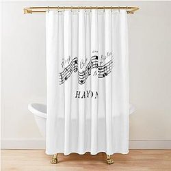 Joseph Haydn - Keep and listen to - Best Classical Music Composer Shower Curtain