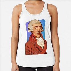 Austrian Composer Joseph Haydn Racerback Tank Top