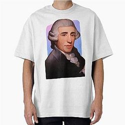 Austrian Composer Joseph Haydn illustration Oversized T-Shirt