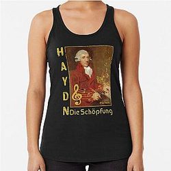 Franz Joseph Haydn music icon classical composer Racerback Tank Top