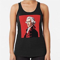 Franz Joseph Haydn Red Minimalism Tank Top