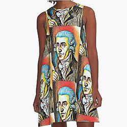 Joseph Haydn Portrait A-Line Dress