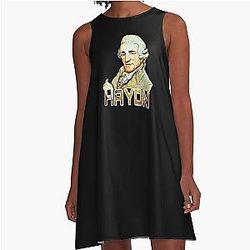 Haydn, Austrian Composer A-Line Dress