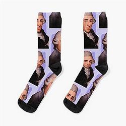 Austrian Composer Joseph Haydn Socks Illustration