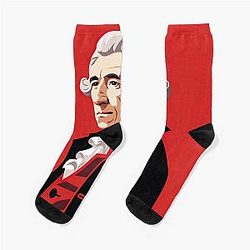 Franz Joseph Haydn - Red Minimalism Socks