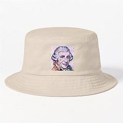 Joseph Haydn watercolor and inks portrait Bucket Hat