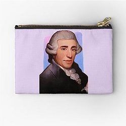 Austrian Composer Joseph Haydn illustration Zipper Pouch