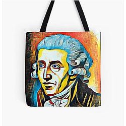 Joseph Haydn Artwork All Over Print Tote Bag
