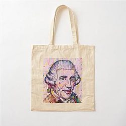 JOSEPH HAYDN Watercolor Portrait Cotton Tote Bag