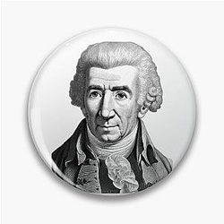 Portrait of Joseph Haydn Pin