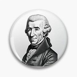 Portrait of Franz Joseph Haydn Pin