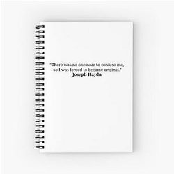 Joseph Haydn Spiral Notebook