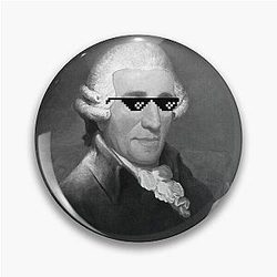 Thug Life Joseph Haydn Pin