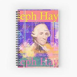 Joseph Haydn Musician Spiral Notebook