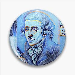 Joseph Haydn artwork Portrait Wall Art Pin