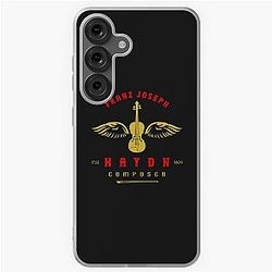 Franz Joseph Haydn, Winged Violin, classical composer Samsung Galaxy Soft Case