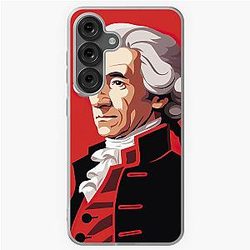 Franz Joseph Haydn - Red minimalism Samsung Galaxy Soft Case