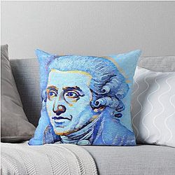 Joseph Haydn Artwork Portrait Throw Pillow
