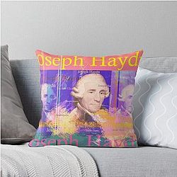 Joseph Haydn Throw Pillow