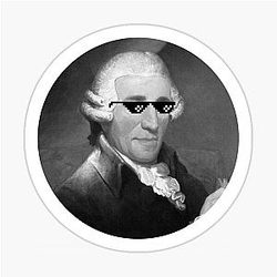 Thug Life Joseph Haydn Sticker