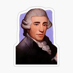 Austrian Composer Joseph Haydn Sticker