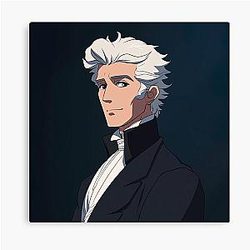 Franz Joseph Haydn Anime style Canvas Print