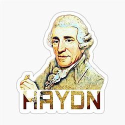 Joseph Haydn Austrian Composer Sticker