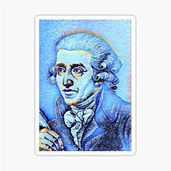 Joseph Haydn Portrait Wall Art Sticker