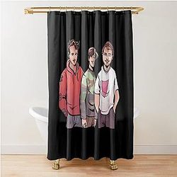The Boys Joshdub and Mully Ree Kid Shower Curtain