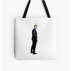 Josh Dallas with halos All Over Print Tote Bag