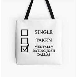 Mentally Dating Josh Dallas Tote Bag
