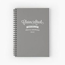 Josh Dallas - Charm Attack Light Spiral Notebook