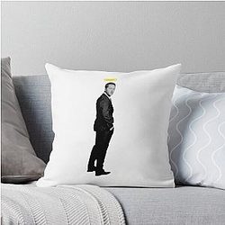 Josh Dallas with a Halo Throw Pillow