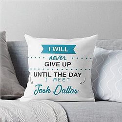 Josh Dallas Throw Pillow