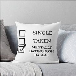 Mentally Dating Josh Dallas Throw Pillow