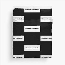 Not Josh Dallas Duvet Cover